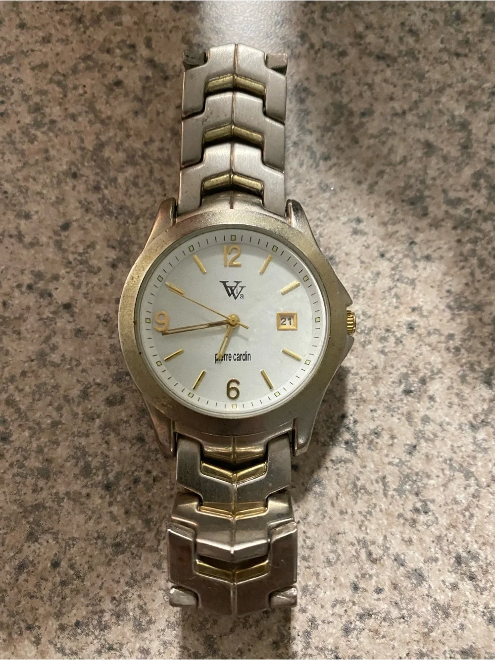 Pierre Cardin Two-Tone Men's Watch - Silver & Gold Accents
